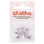 "Zlatka" Застежки для пусет MFZ-01 12 х 7 мм 10 шт