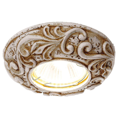 Встраиваемый точечный светильник D2980 BG бежевый гипс