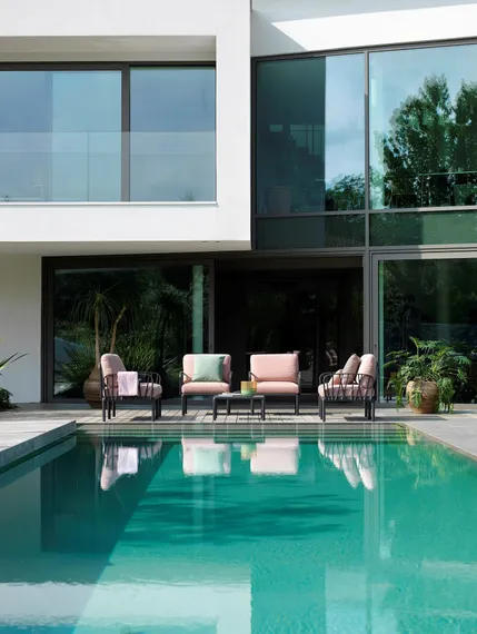 Уличное кресло Komodo Poltrona, серое