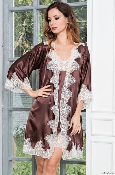 Халат женский шелковый MIA-Amore Мэрилин 3103