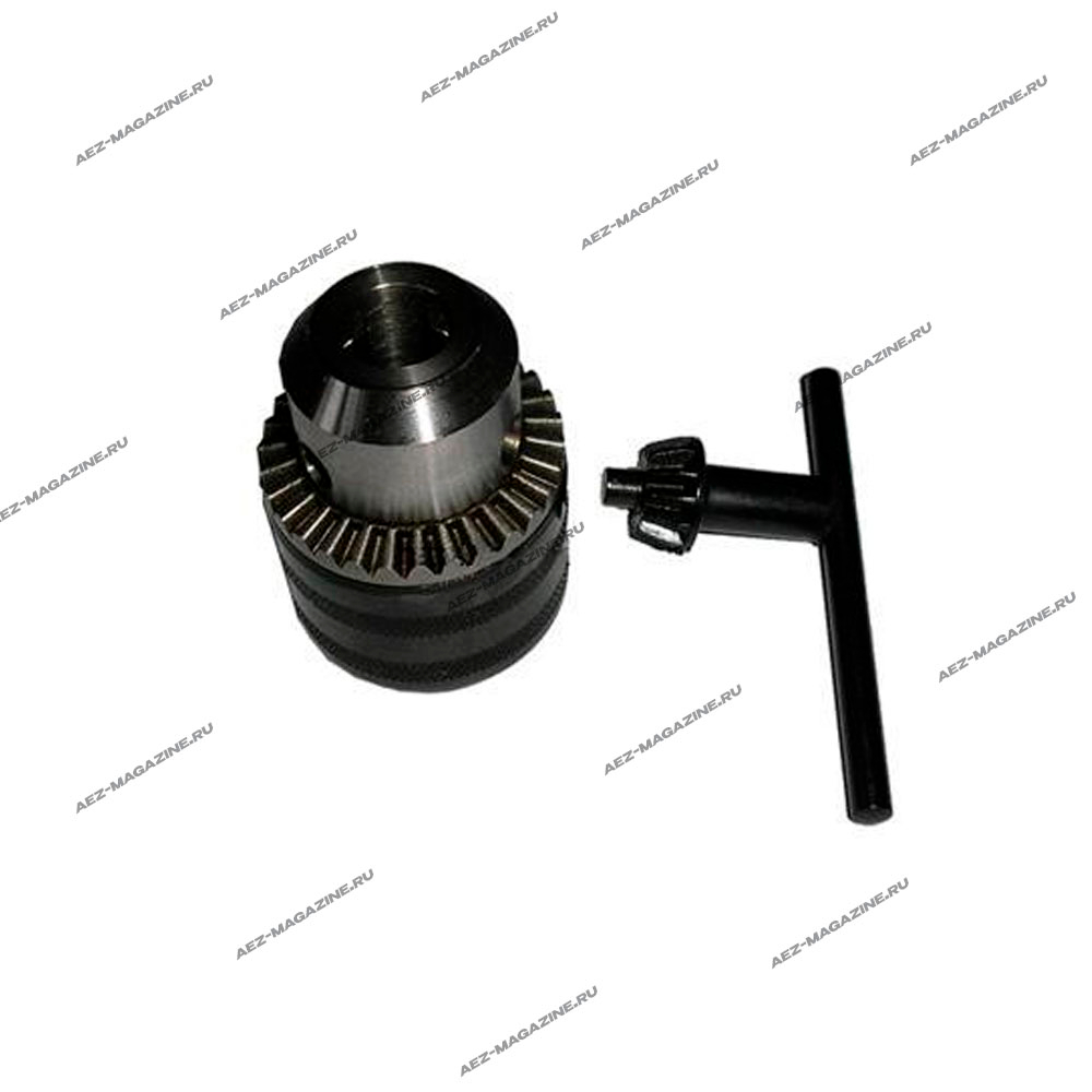 Патрон для дрели металл Ø10 конус B12