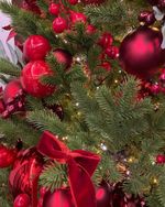 Елка с гирляндой встроенной 2в1 «Meribel» Мэрибель (Литая хвоя) 240 см / 2,4 м