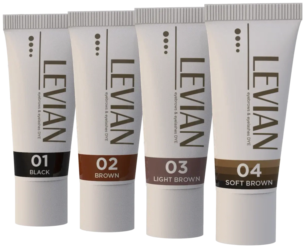 Краска для ресниц и бровей LEVIAN, 15 мл