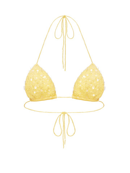 Вязаный лиф limoncello желтый