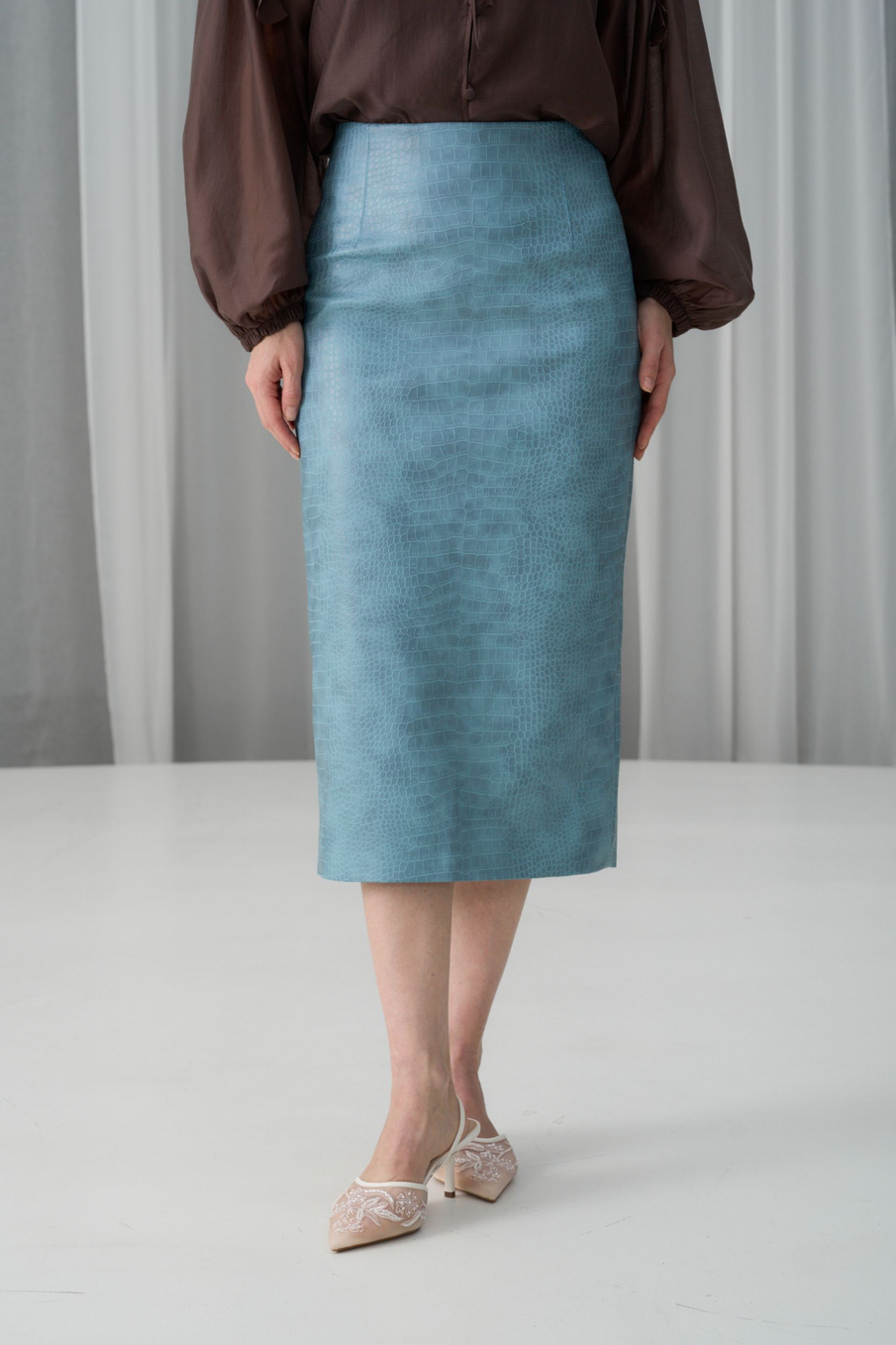 Юбка Нелита эко - кожа