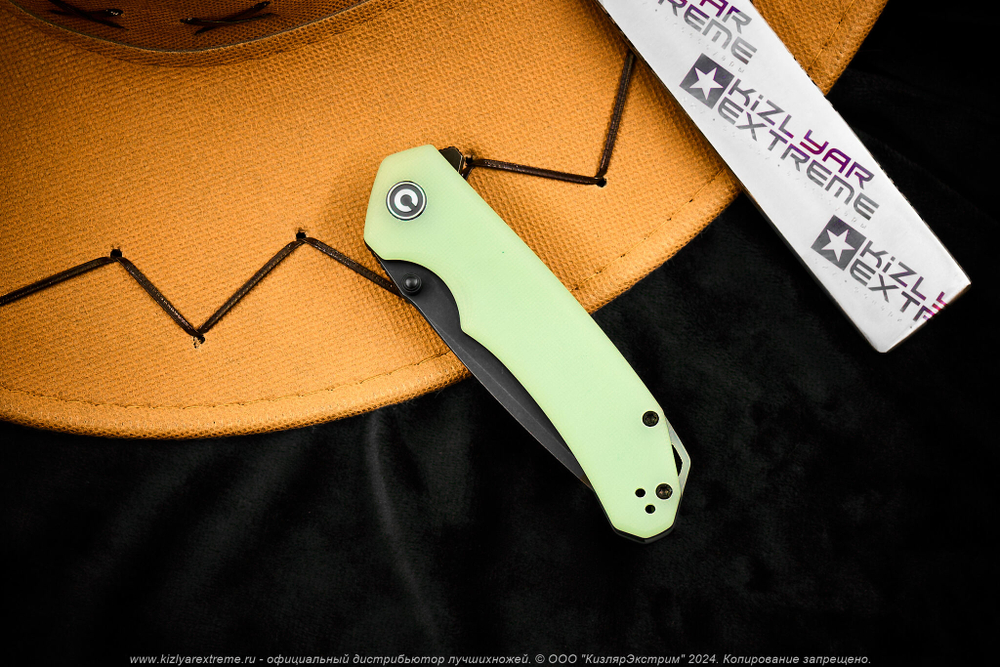 Нож Civivi Brazen C2023E, сталь D2 BlackWash, Natural G10