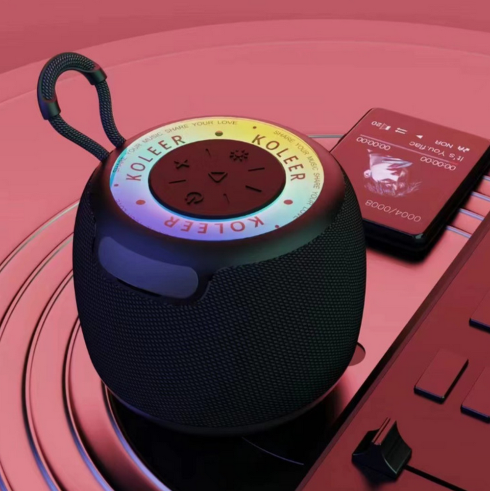 Беспроводная колонка Koleer S36 5W/Radio/TF LED