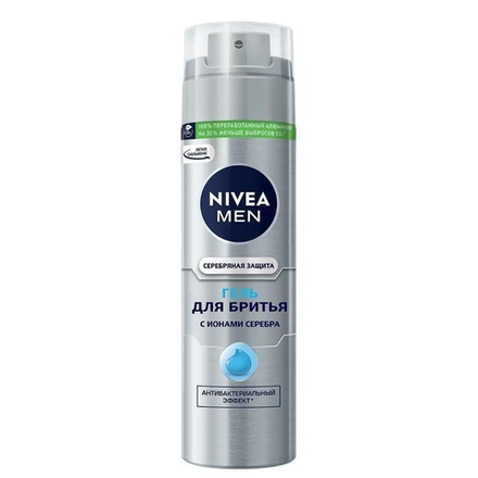 Пена для бритья Nivea Men Защита кожи и Антибактериальный эффект 200 мл