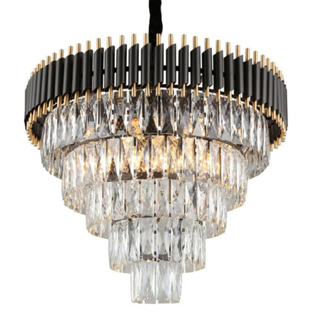 Подвесная Люстра Empire Black Chandelier Crystal D 66 By Imperiumloft