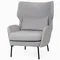 Кресло Alexa, серый велюр