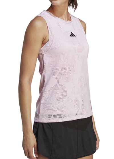 Женский топ теннисный Adidas Melbourne Match Tank - pink