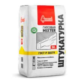 Штукатурка гипсовая для влажных помещений Старатели Mixter 30 кг