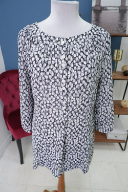 Блузка  Alkra с принтом 46 размер