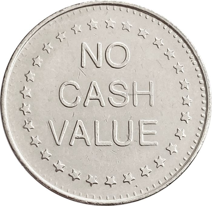 Игровой жетон казино «No Cash Value / Freedom» (Никель)