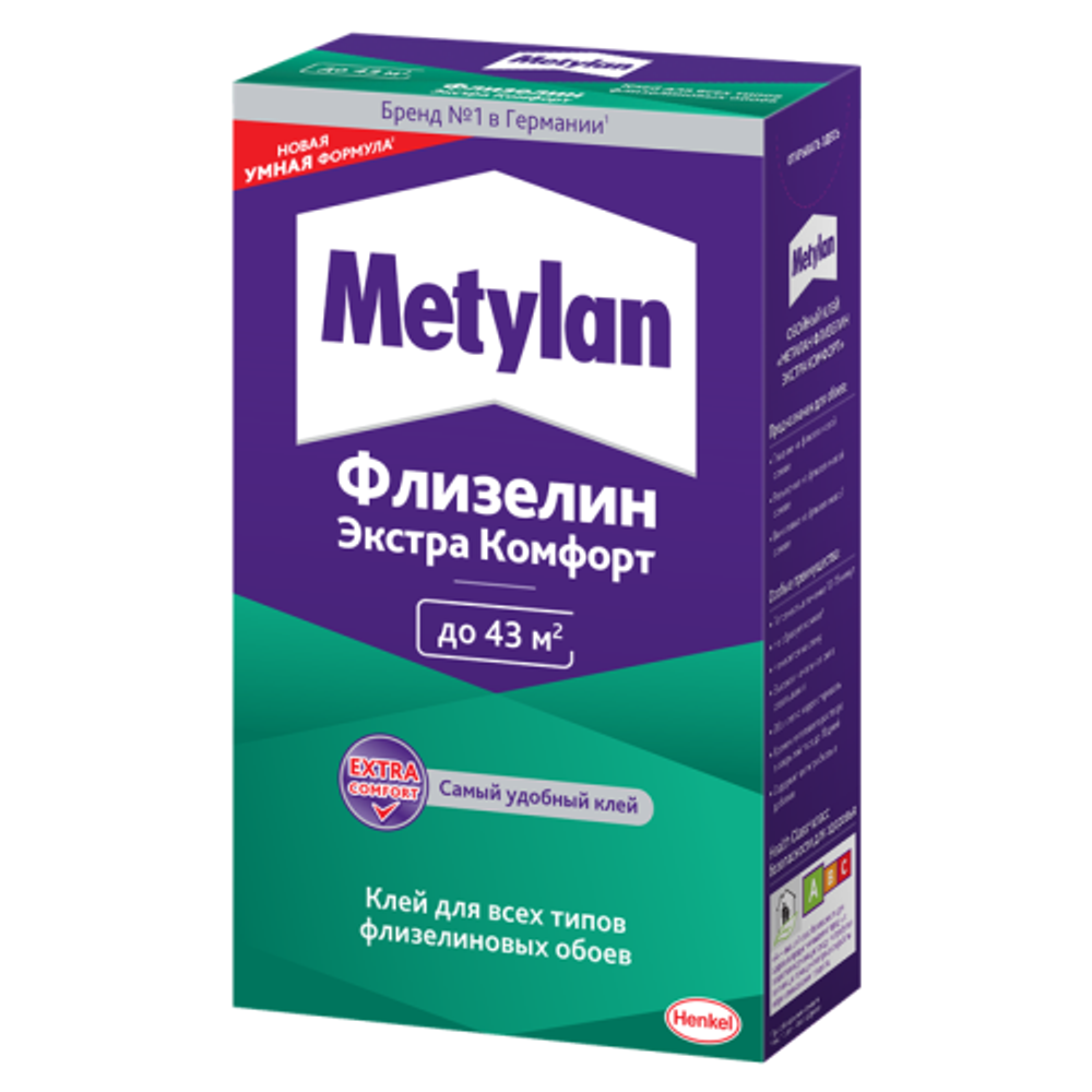 Клей для обоев Метилан 3000296 Флизелин Экстра Комфорт 300 гр. | Метилан