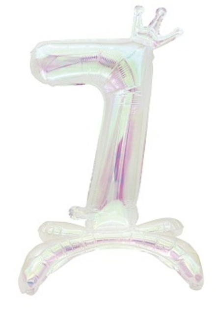 К Цифра 7 Корона на подставке Хамелеон 32''/81 см.