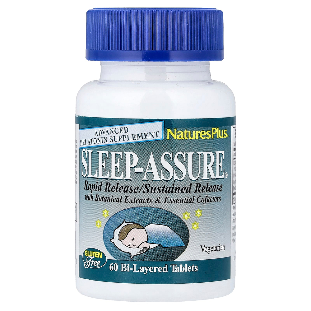 NaturesPlus, Sleep Assure®, 60 двухслойных таблеток