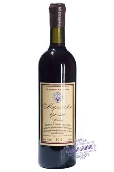 Вино Мариинское Крепкое сухое красное