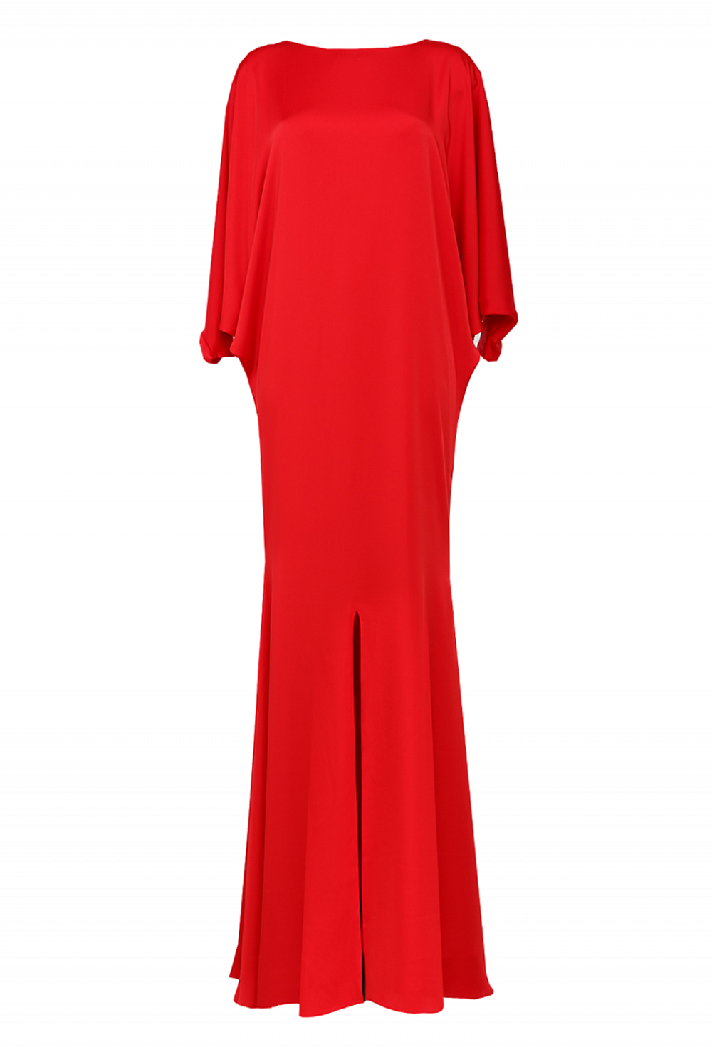 Вечернее платье красное с юбкой рыбка 31 -19FW