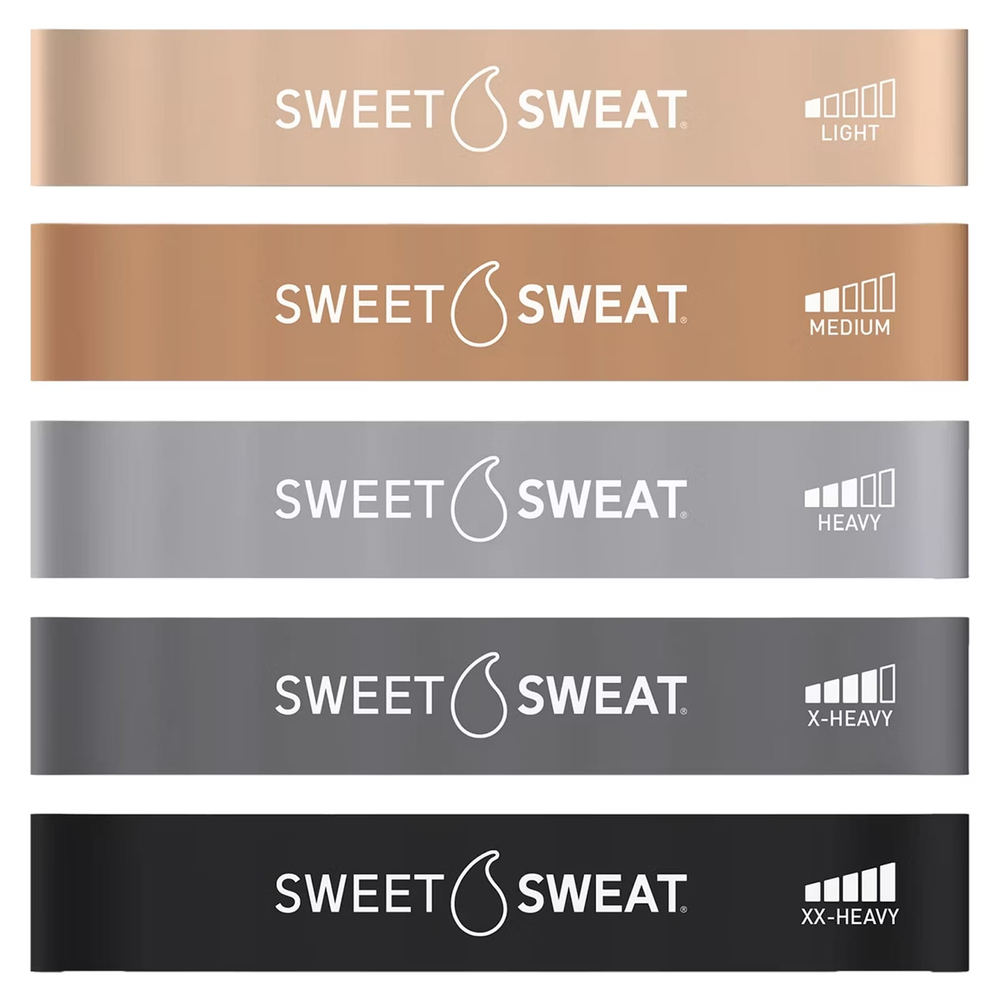 Sports Research, Sweet Sweat, мини-эспандеры, 5 штук