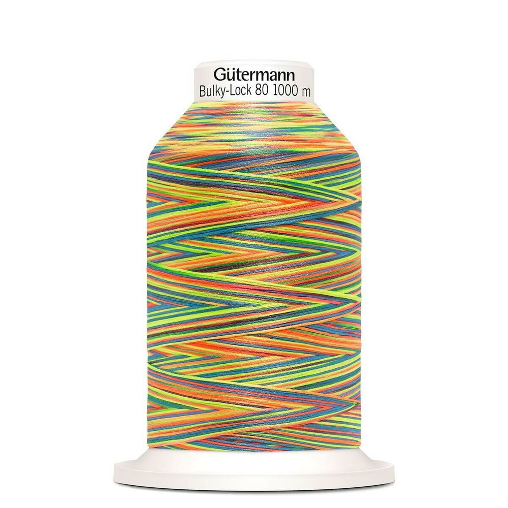 Нить текстурированная Gutermann Bulky-Lock 80 multicolor (1000 метров), 1 кат. | 9822