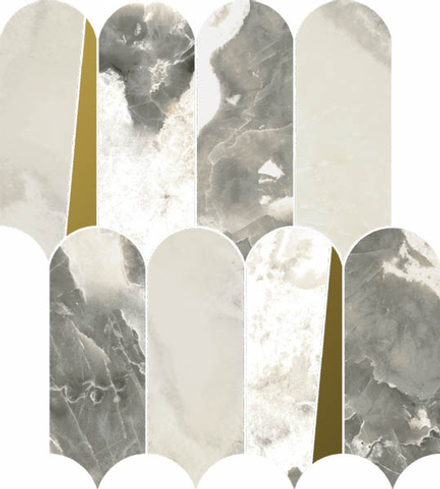 Мозаика STELLARIS DOVER LIGHT MOSAICO ELEGANT (620110000236)