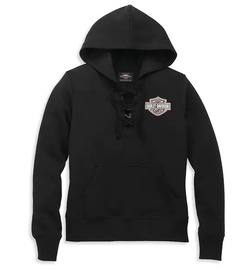 Толстовка Script Font Laced Front Harley-Davidson