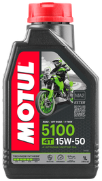 Моторное масло синтетическое MOTUL 5100 4T 15W50