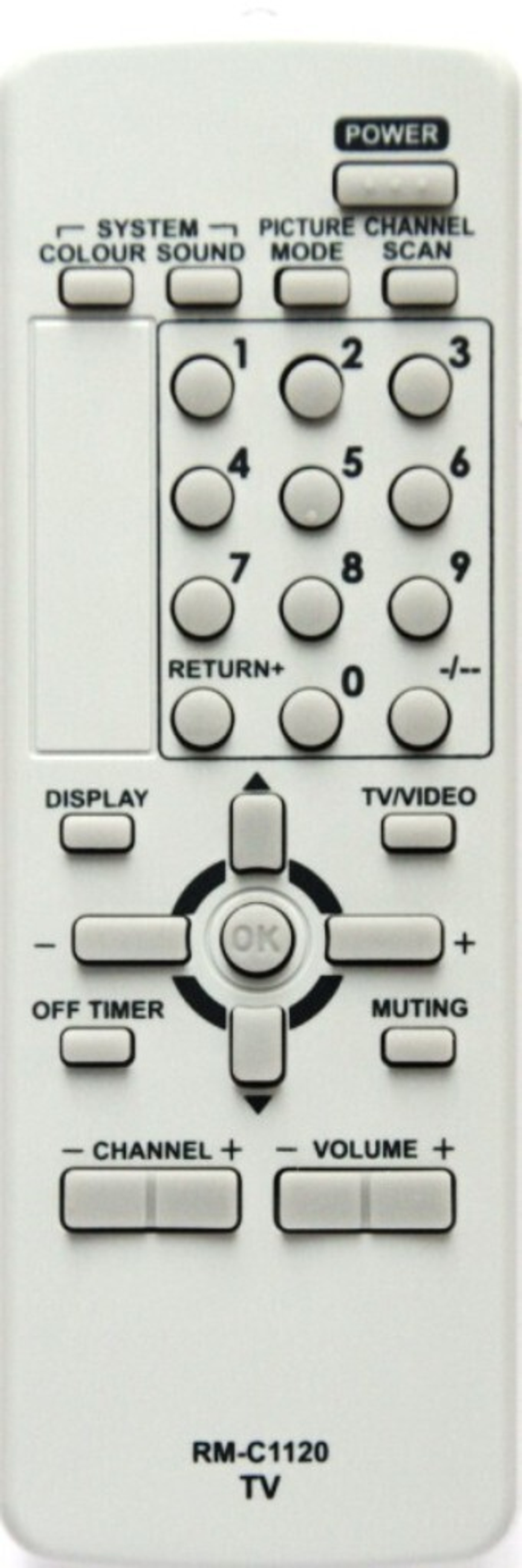 Пульт ДУ для телевизоров JVC RM-C1120 / RM-C1150