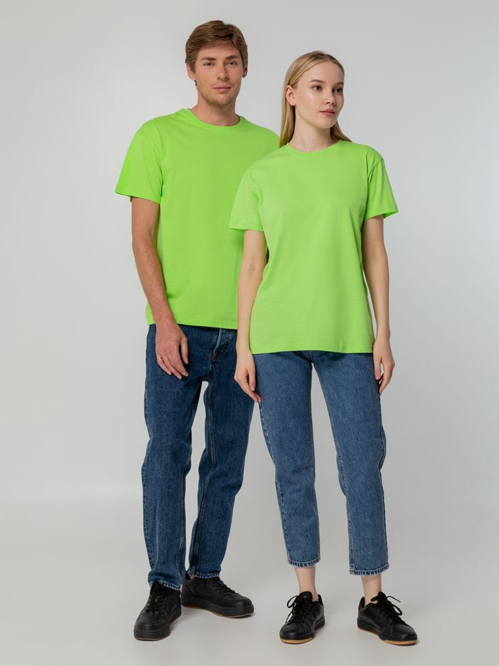 Футболка унисекс T-bolka 140, зеленое яблоко