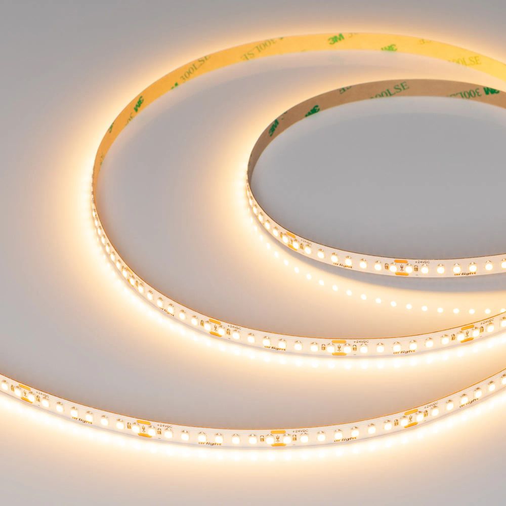 Светодиодная лента UL-A176-8mm 24V Warm2700 (15 W/m, IP20, 5m) (Arlight, 7 лет) 048135