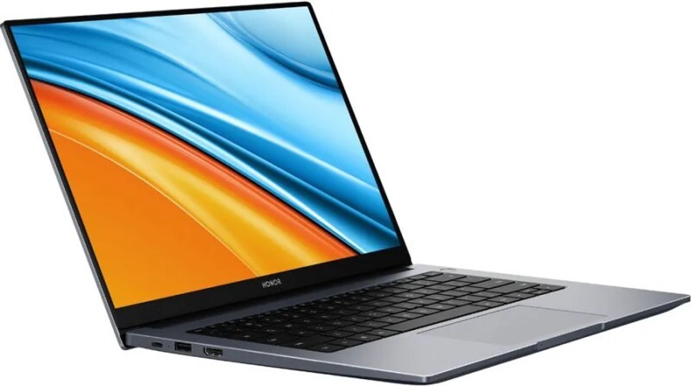Ноутбук  Honor MagicBook 14 NMH-WDQ9HN 14 ", Ryzen 5, 8 Гб RAM, 512 Гб SSD, Radeon Graphics, Серый