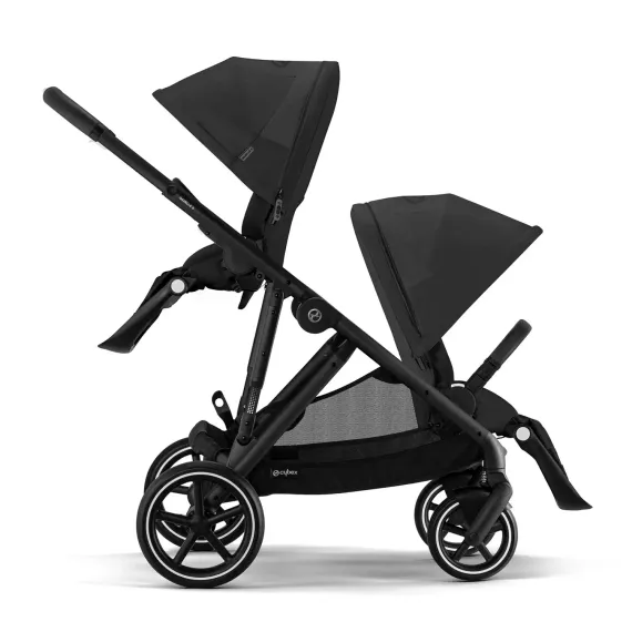 Детская коляска для двойни Cybex Gazelle S 2 в 1 BLK Moon Black