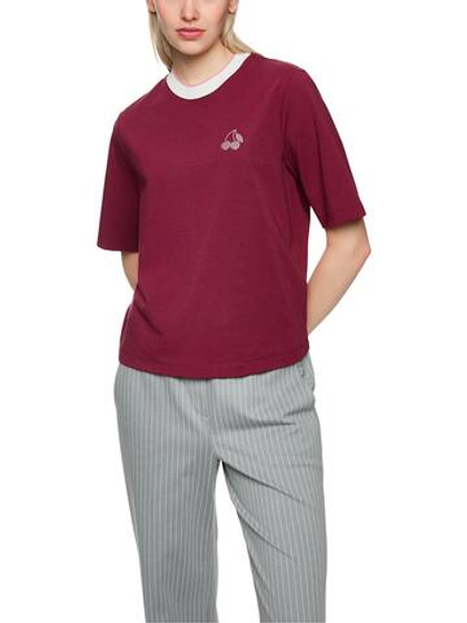 Marc Cain Футболка с вышивкой