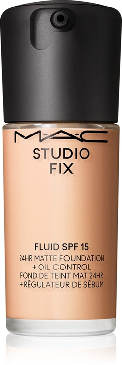 MAC Cosmetics Studio Fix Fluid SPF 15 24HR Matte Foundation + Oil Control - Матирующая тональная основа SPF 15, 30 ml