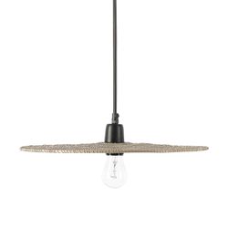 Светильник подвесной Vinger, Ø42х8 см, бежевый