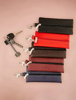 Ключница мужская женская кожаная для ключей не более 11,5 см