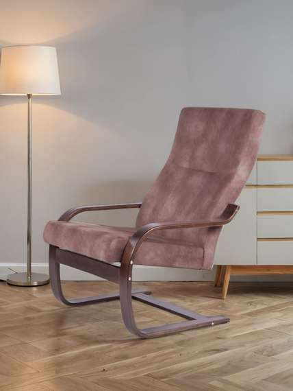 Кресло Кристалл ткань орех, каркас орех