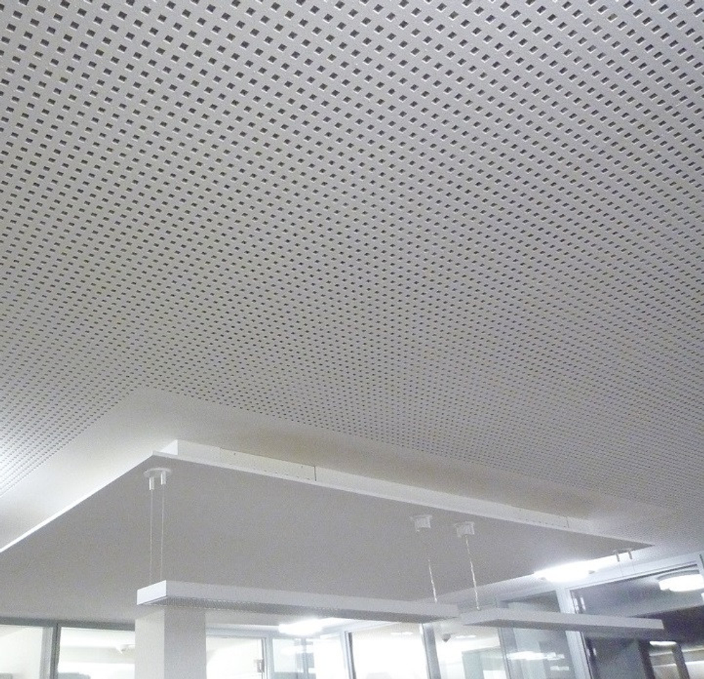 Лист гипсокартонный перфорированный Саундлайн-Акустика Квадро Блочная 4ПК 2400х1200х12,5 мм