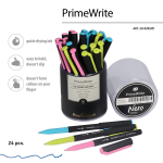 Ручка масляная 1,0 мм, синяя "PrimeWrite.Basic.Nero" (Bruno Visconti)