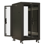 Шкаф напольный 19", 18U Hyperline TTBR-1866-DD-RAL9004