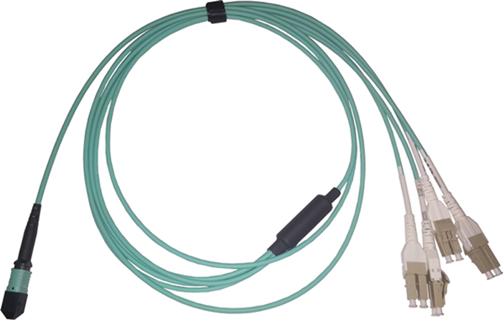 Кабель  Optiset C-MPO-4xLC-OM3-8F-3M