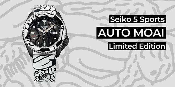 Seiko 5 Sports Auto Moai - лимитированная серия.