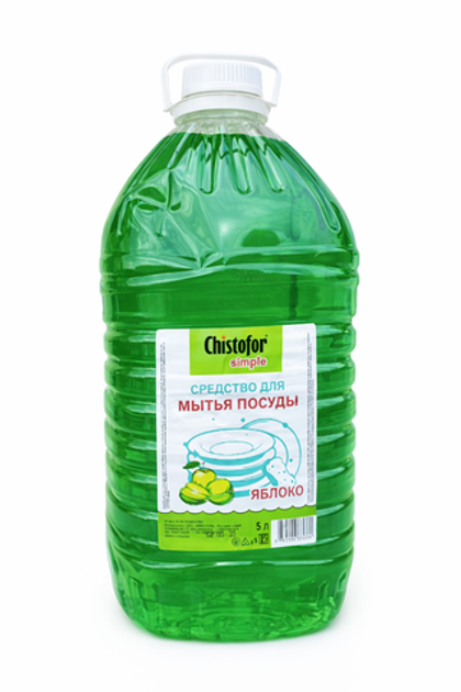 Средство для посуды Chistofor Simple Яблоко Канзи 5л. ПЭТ