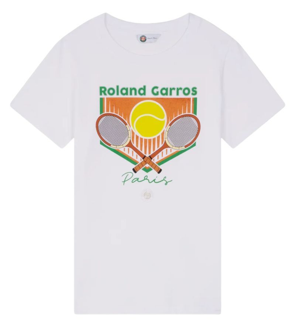 Мужская теннисная футболка Roland Garros Sullivan T-Shirt - белый