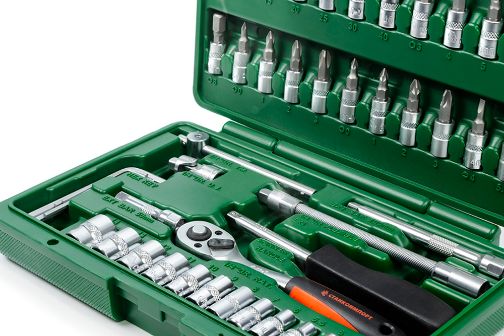 Набор инструмента (50 предметов) СТАНКОИМПОРТ НАБ.14.00.50