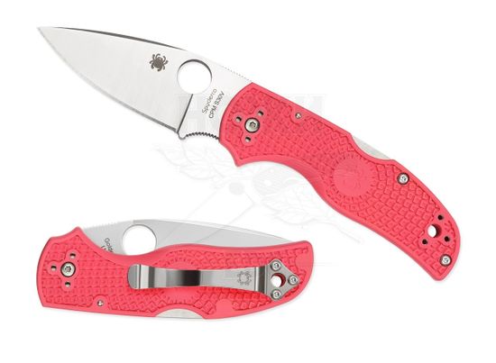 Складной нож Spyderco Native 5 C41PPN5 c клинком из стали CPM-S35VN, рукоять FRN