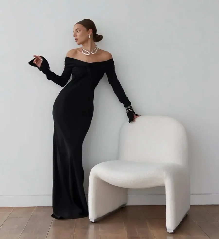 Колье под серебро двойное