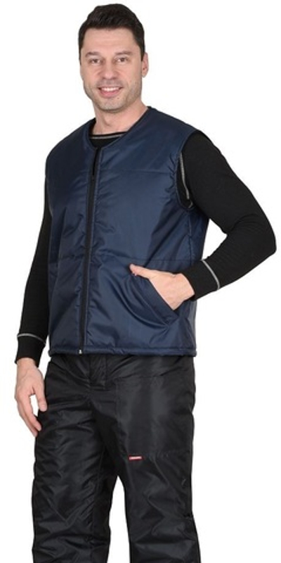 Жилет т/синий" утепленный