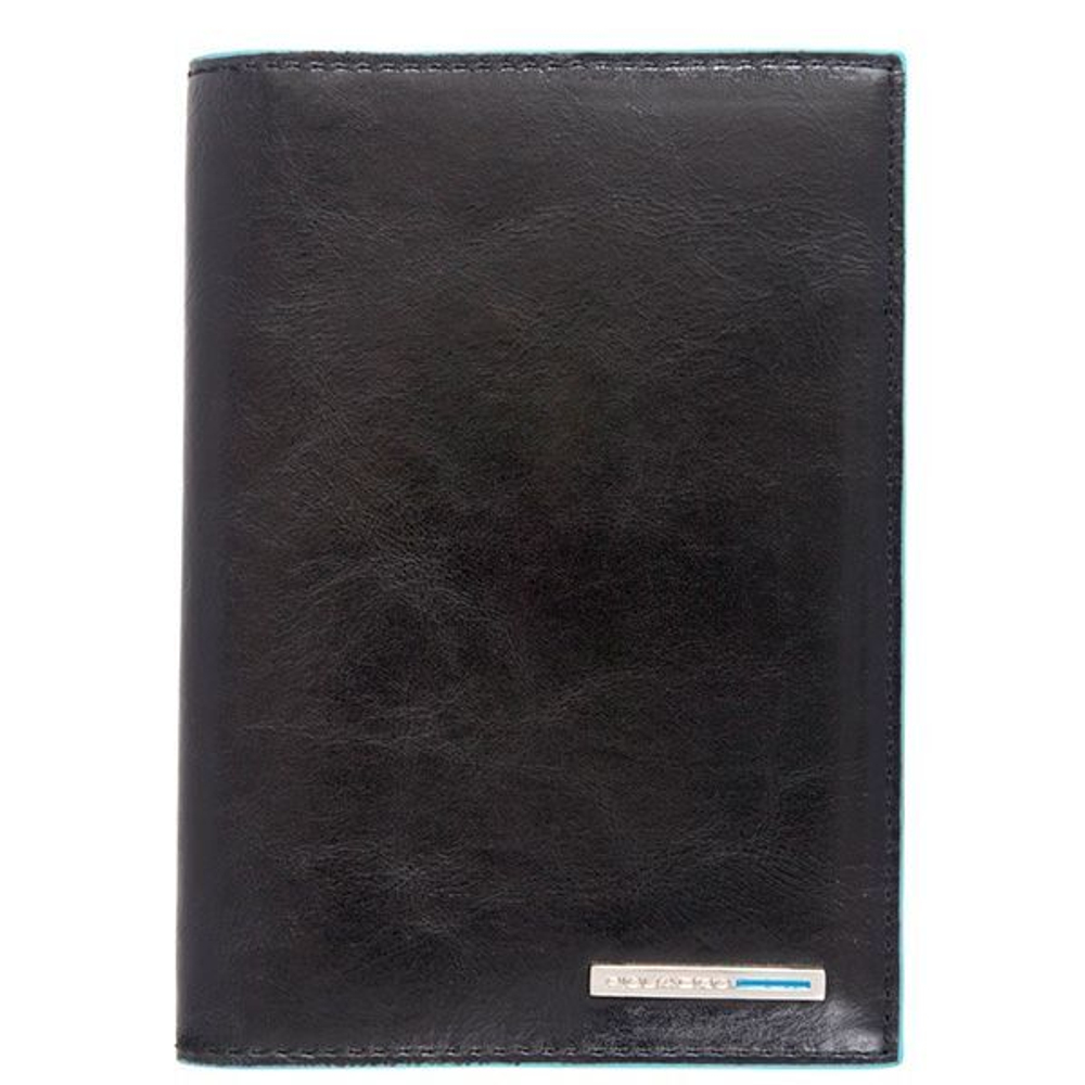 Обложка для автодокументов и паспорта Piquadro Blue Square черная PP5246B2R/N